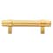 Gliderite Hardware 3 in. Center to Center Satin Gold Solid Steel Bar Pull - 4005-76-SG 4005-76-SG-1 - alternate 1
